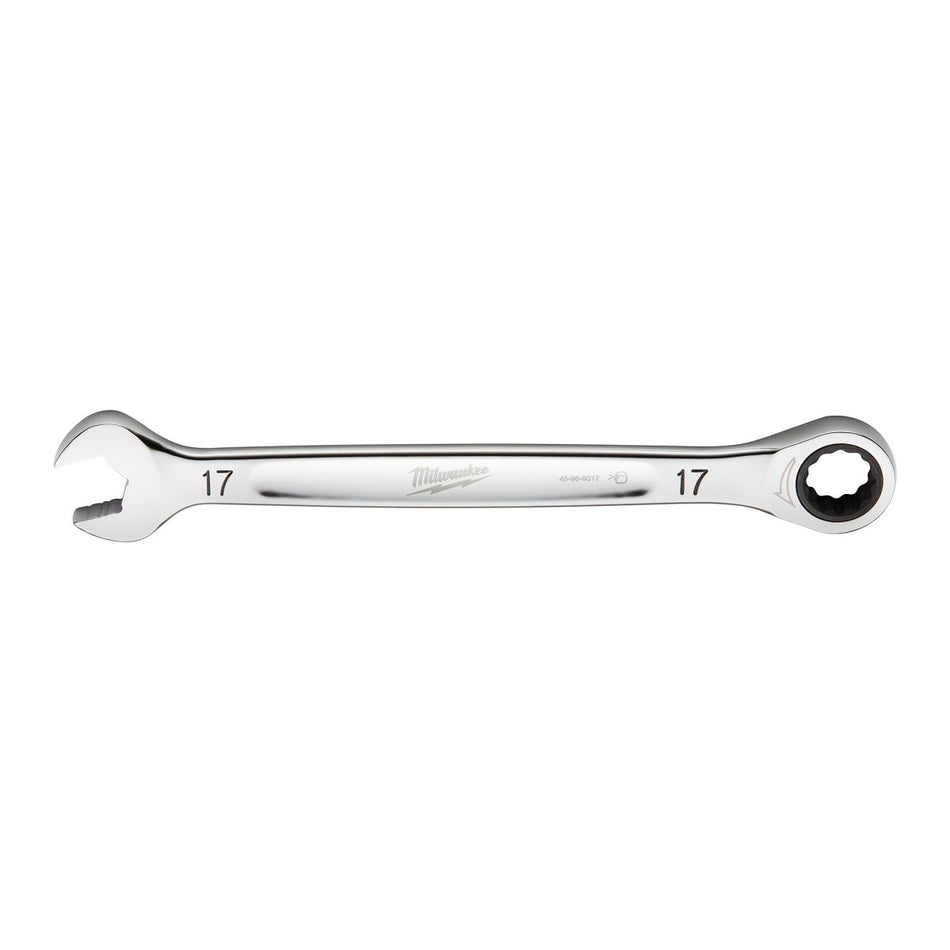 17mm Metric Ratcheting Combination Wrench - AAA Industrial Supply