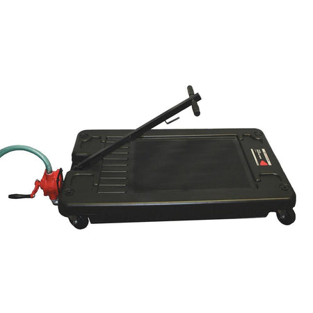 18 gal Low-Profile Waste Oil Drain - Rotary Evacuation Pump - AAA Industrial Supply