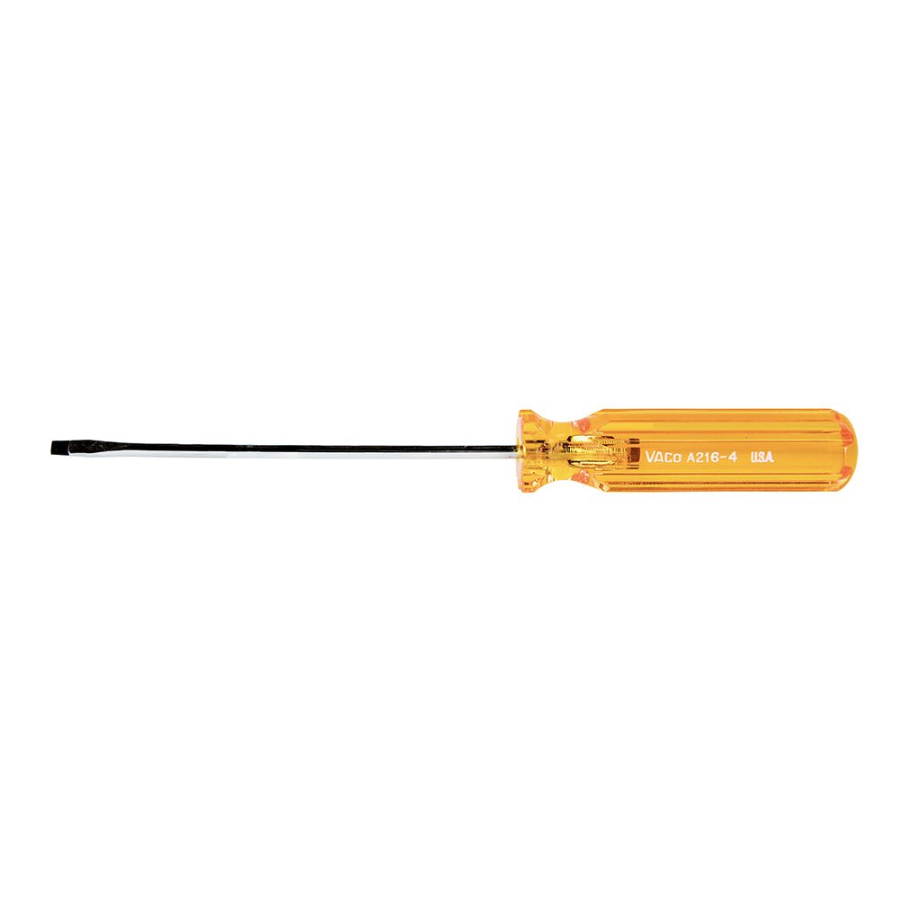 1/8 - Inch Cabinet Screwdriver 4 - Inch Round Shank - AAA Industrial Supply