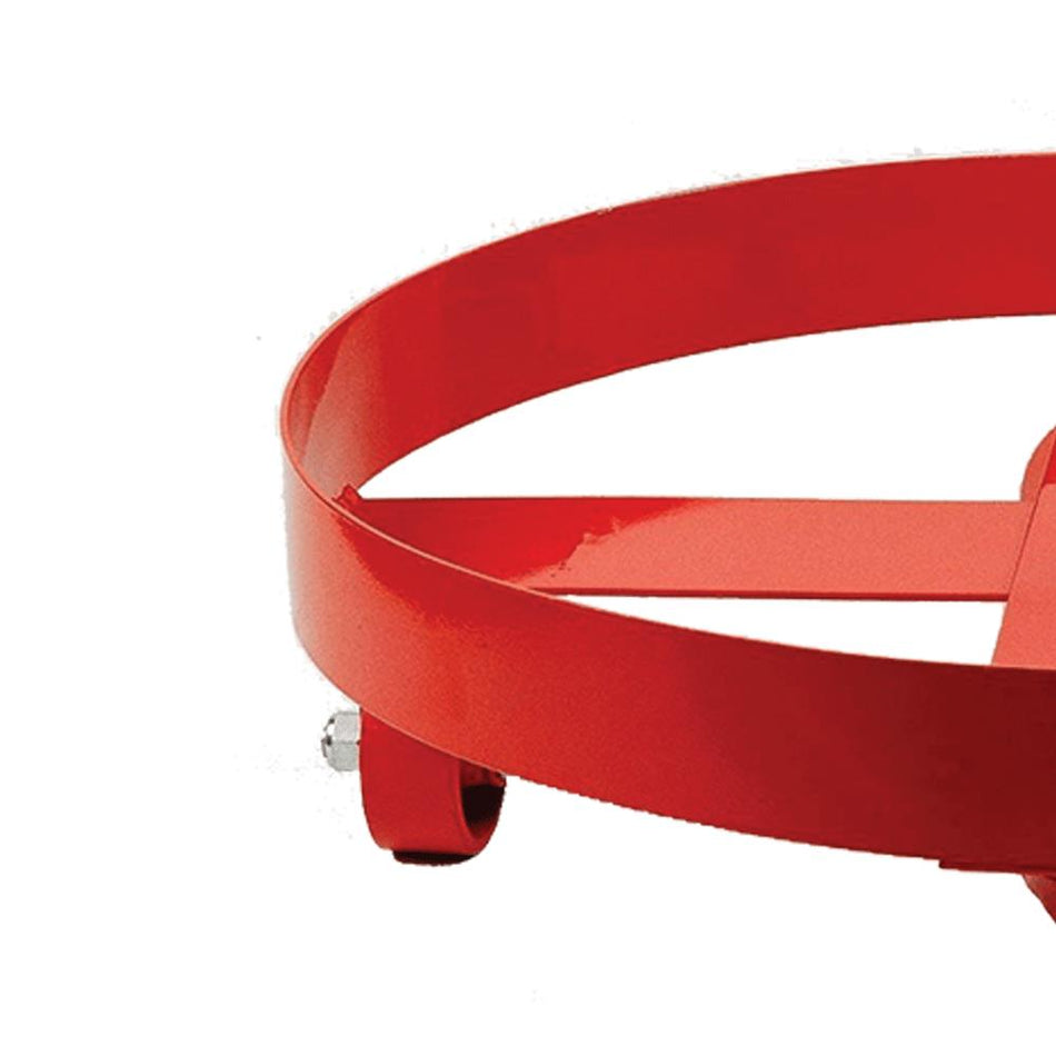 55 gal Drum Band Dolly - Steel - 4 Swivel Casters