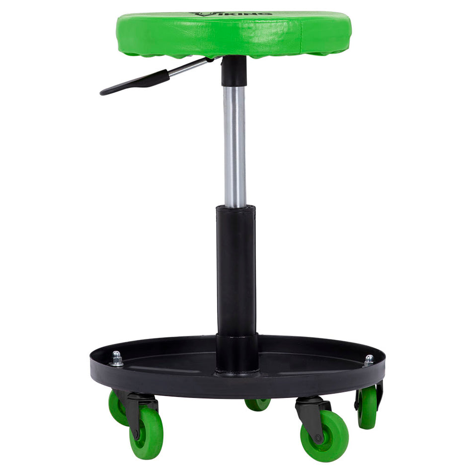 Viking Adjustable Height Roller Seat with Tool Tray - 300 lb Capacity