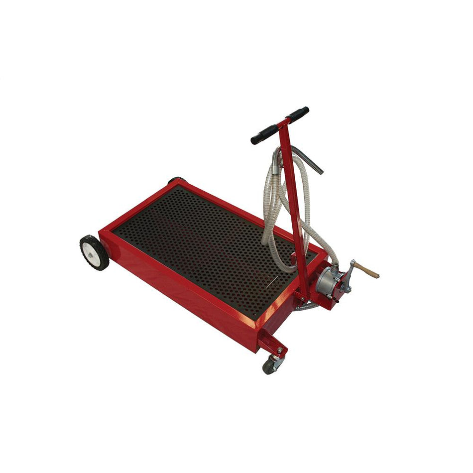 15 gal Low-Profile Waste Oil Drain - Rotary Evacuation Pump