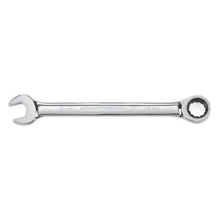 18mm 72 - Tooth 12 Point Ratcheting Combination Wrench - AAA Industrial Supply
