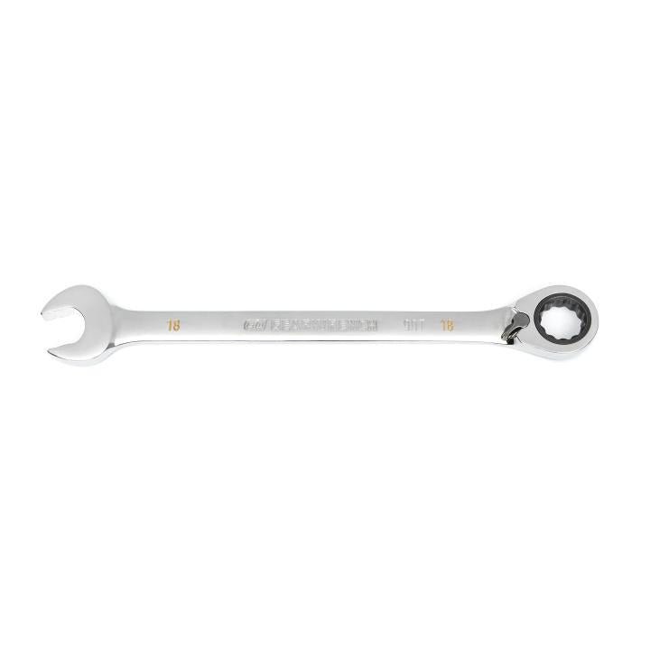 18mm 90 - Tooth 12 Point Reversible Ratcheting Wrench - AAA Industrial Supply