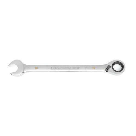 18mm 90 - Tooth 12 Point Reversible Ratcheting Wrench - AAA Industrial Supply