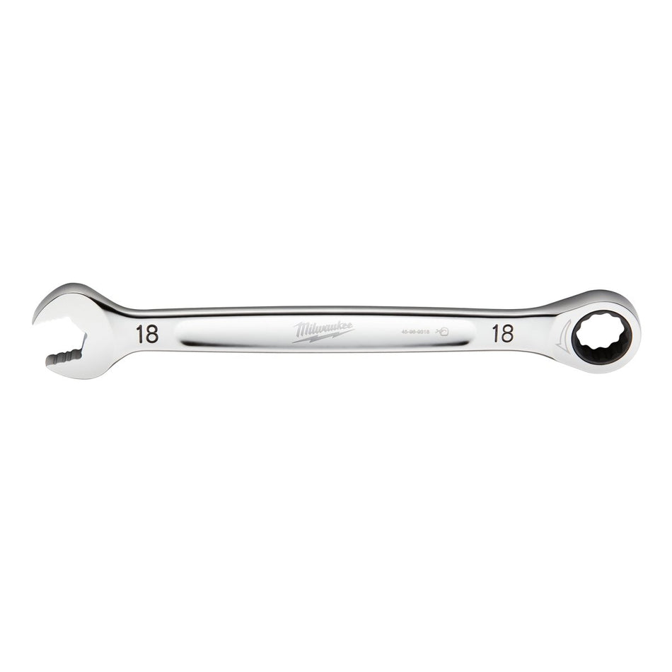 18mm Metric Ratcheting Combination Wrench - AAA Industrial Supply