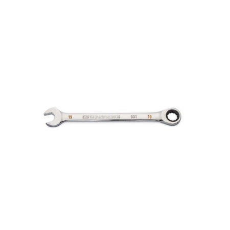19mm 90 - Tooth 12 Point Ratcheting Combination Wrench - AAA Industrial Supply