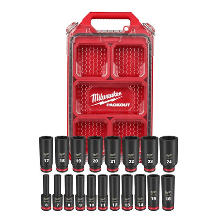 19PC SHOCKWAVE™ Impact Duty Socket 3/8” Drive MM Set with PACKOUT™ - AAA Industrial Supply