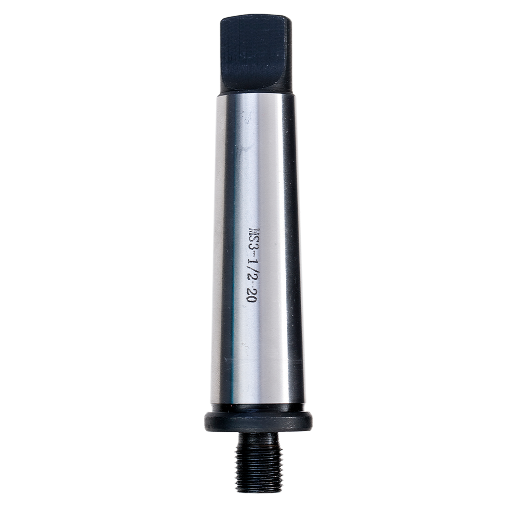 Adapter, morse taper, MT3, thread, 1/2".