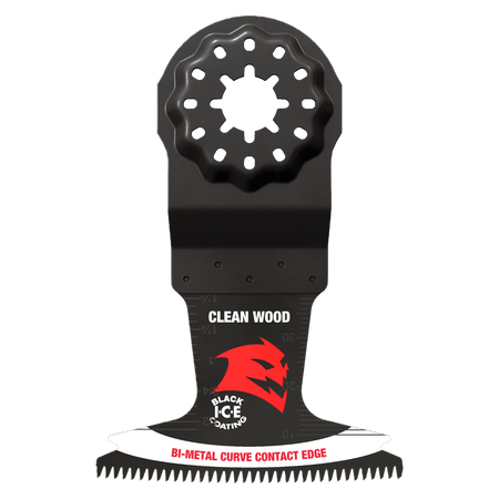 2 - 1/2" Demo Demon™ Starlock Bi - Metal Oscillating Blades for Clean Wood (3 - pk) - AAA Industrial Supply