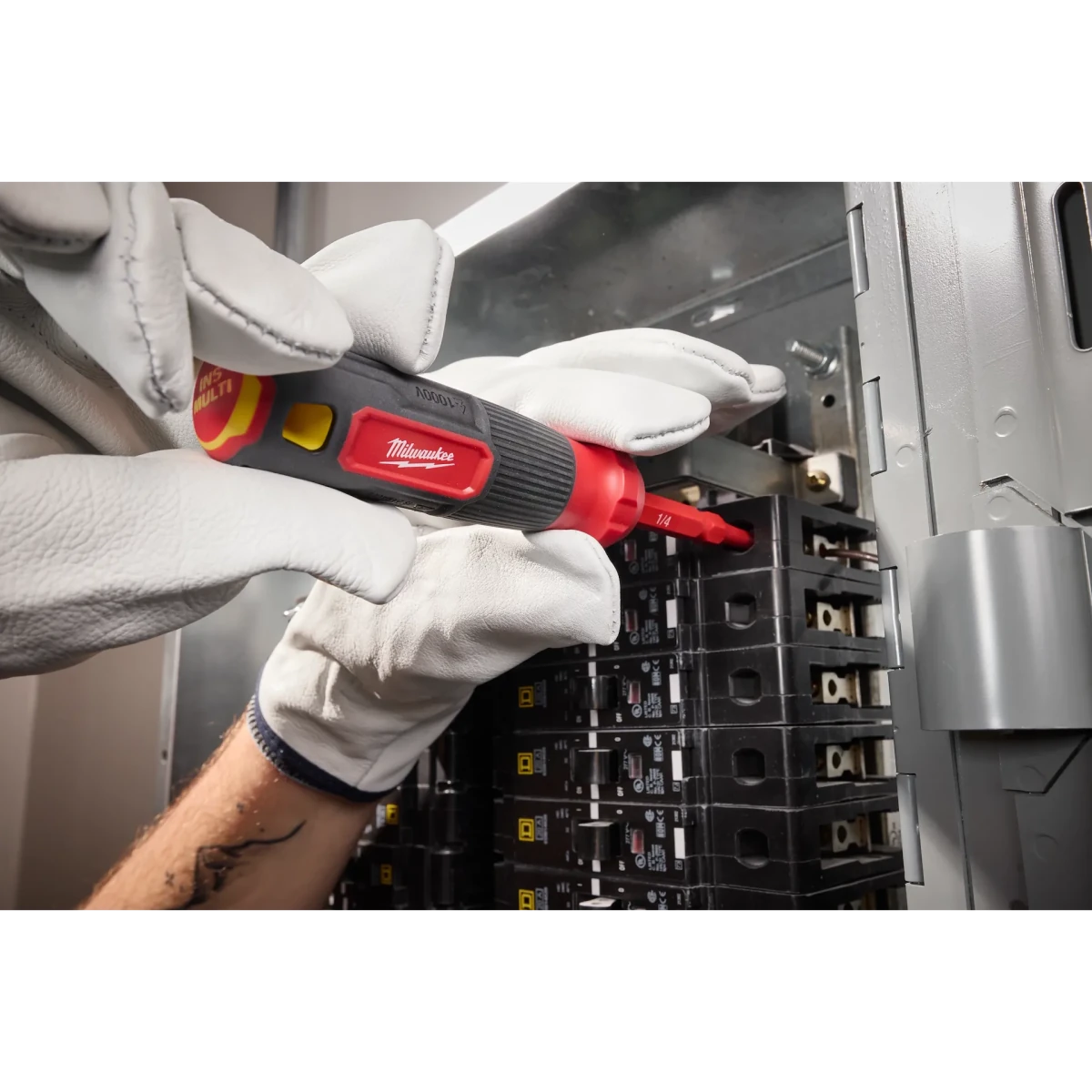 2-in-1 1000V Insulated Flip Shank Multi-Bit Screwdriver - AAA Industrial Supply