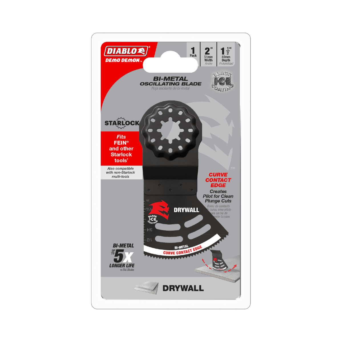 2" Starlock Bi - Metal Oscillating Blade for Drywall - AAA Industrial Supply