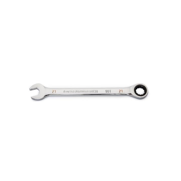 21mm 90 - Tooth 12 Point Ratcheting Combination Wrench - AAA Industrial Supply