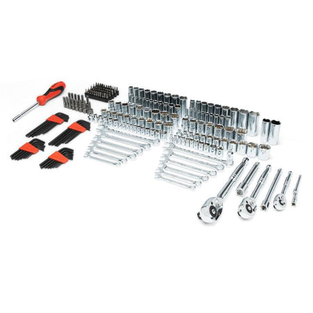 229 Piece 1/4", 3/8", 1/2" Mechanics Hand Tool Set with 3 Drawer Storage Case - AAA Industrial Supply