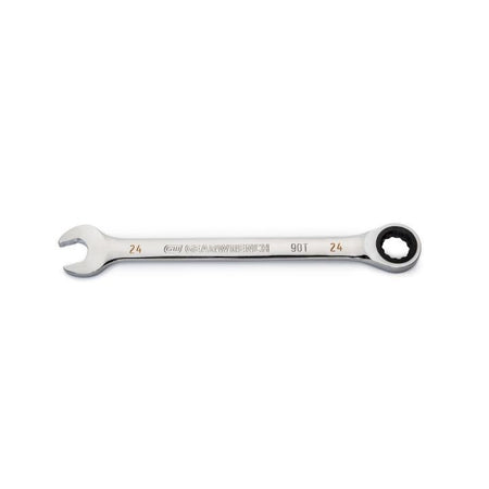 24mm 90 - Tooth 12 Point Ratcheting Combination Wrench - AAA Industrial Supply