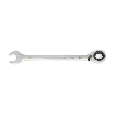 24mm 90 - Tooth 12 Point Reversible Ratcheting Wrench - AAA Industrial Supply