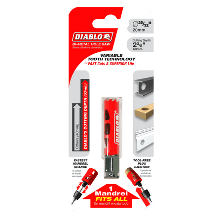 25/32" Bi - Metal Hole Saw - AAA Industrial Supply