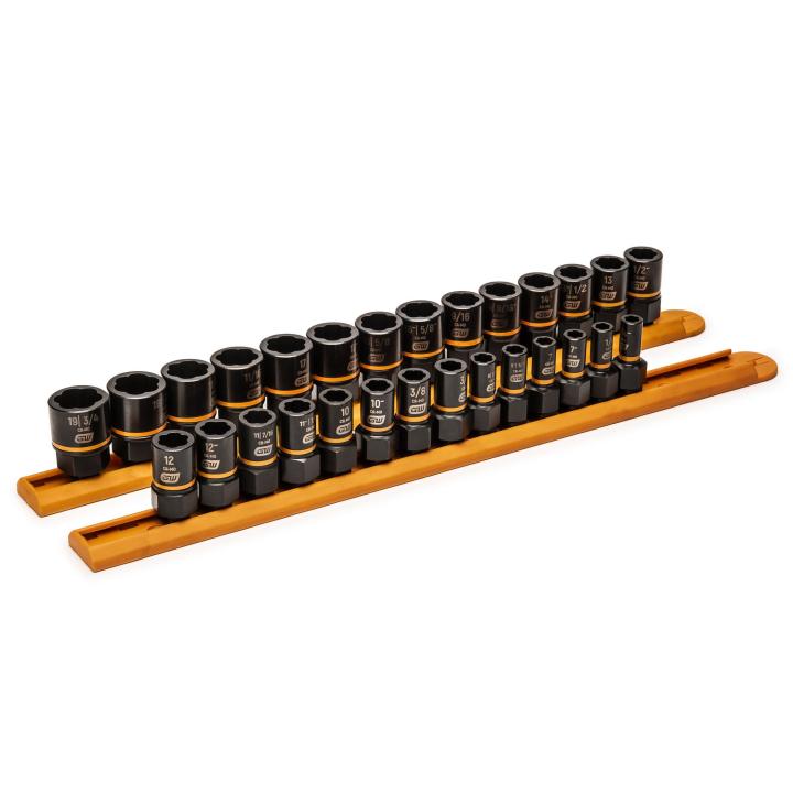 28 Piece 1/4" & 3/8" Drive Bolt Biter™ Impact Extraction Socket Set - AAA Industrial Supply