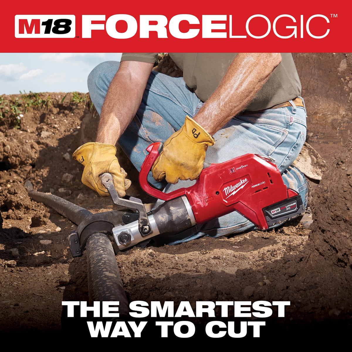 Milwaukee M18™ FORCE LOGIC™ 3” Underground Cable Cutter