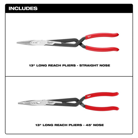 2PC Long Reach Pliers Set - AAA Industrial Supply