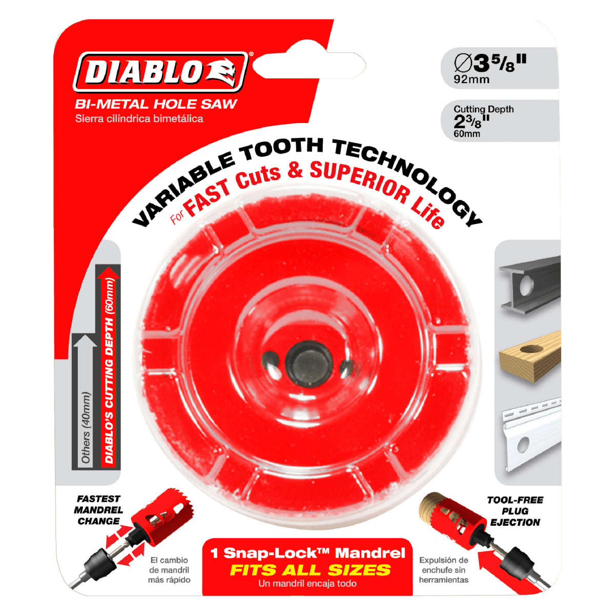 3 - 1/2" Bi - Metal Hole Saw - AAA Industrial Supply