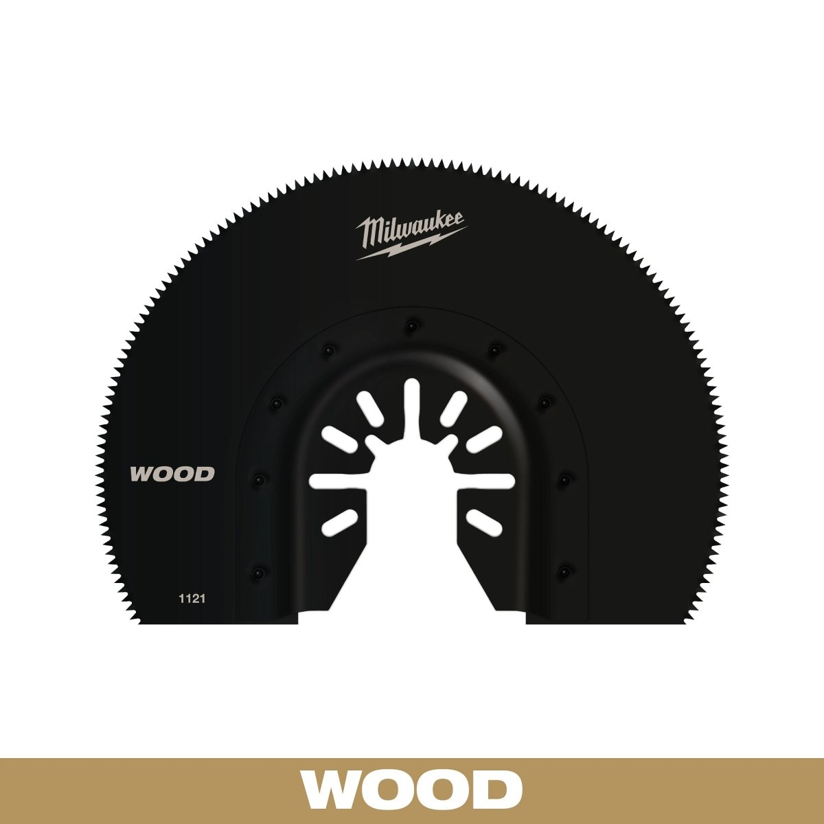 3 - 1/2” Segmented High Carbon Steel Wood Universal Fit Oscillating Multi - Tool Blade (1 PK) - AAA Industrial Supply