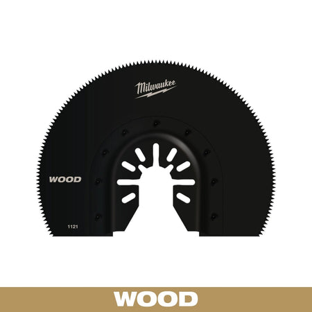3 - 1/2” Segmented High Carbon Steel Wood Universal Fit Oscillating Multi - Tool Blade (1 PK) - AAA Industrial Supply