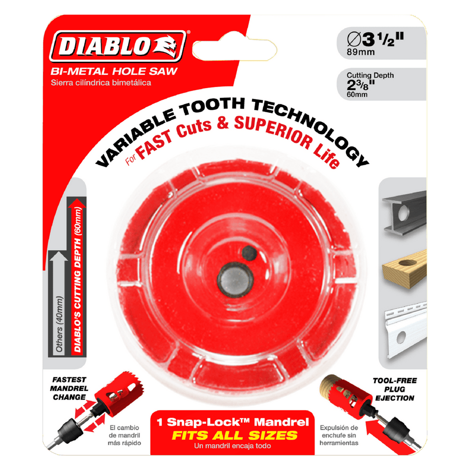3 - 1/4" Bi - Metal Hole Saw - AAA Industrial Supply
