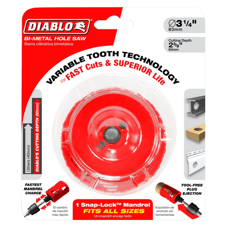 3 - 1/8" Bi - Metal Hole Saw - AAA Industrial Supply