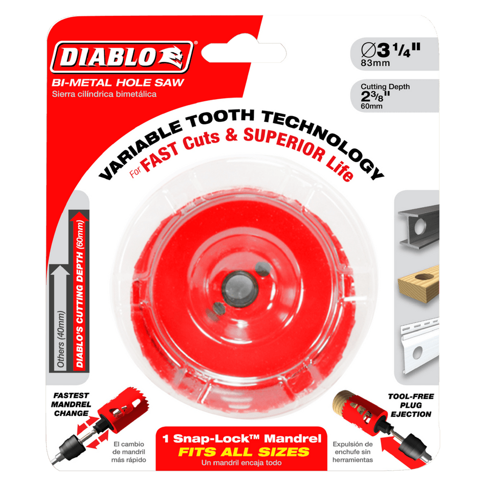 3 - 1/8" Bi - Metal Hole Saw - AAA Industrial Supply