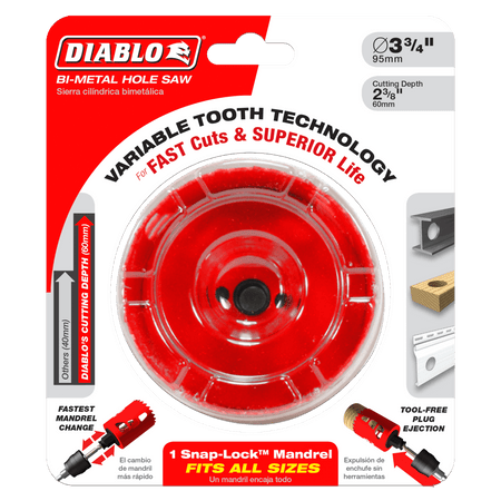 3 - 3/4" Bi - Metal Hole Saw - AAA Industrial Supply