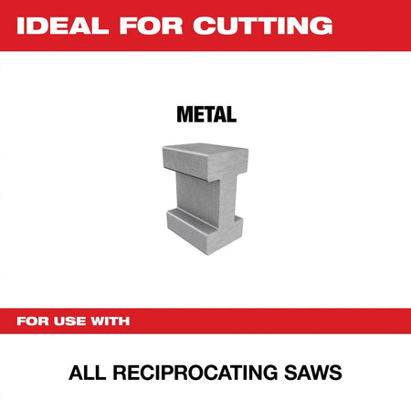 3 - 5/8" 14 TPI SAWZALL® Blade for Metal Scroll (5 PK) - AAA Industrial Supply