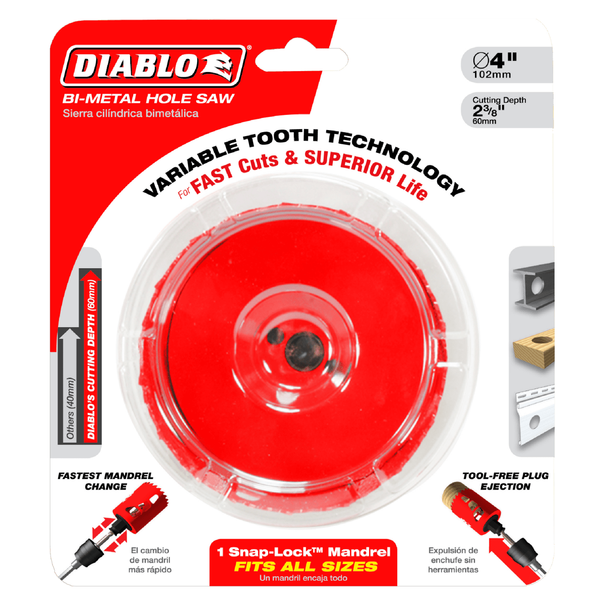 3 - 5/8" Bi - Metal Hole Saw - AAA Industrial Supply