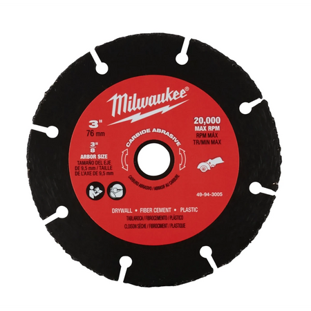 3" Carbide Abrasive Blade - AAA Industrial Supply