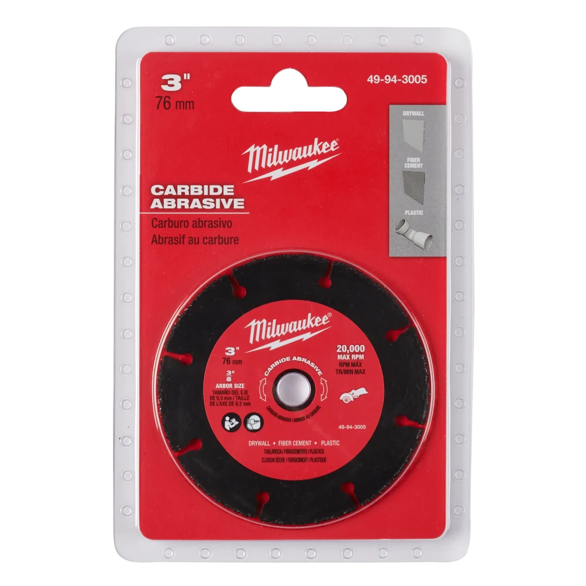 3" Carbide Abrasive Blade - AAA Industrial Supply