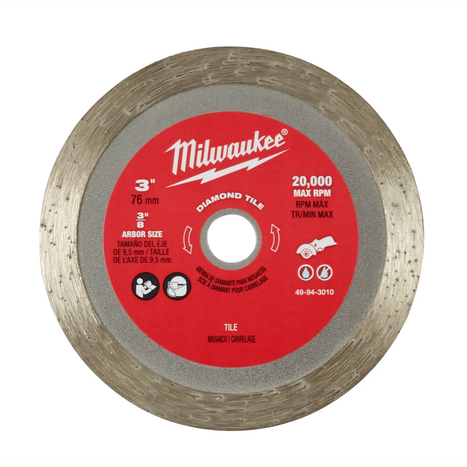 3" Diamond Tile Blade - AAA Industrial Supply