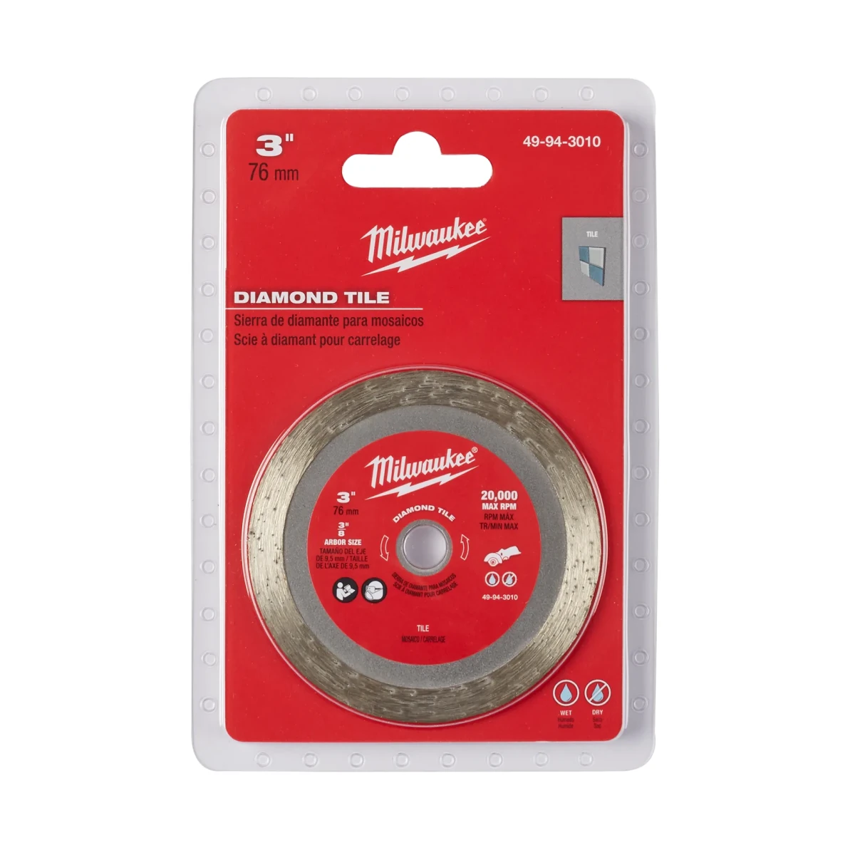 3" Diamond Tile Blade - AAA Industrial Supply