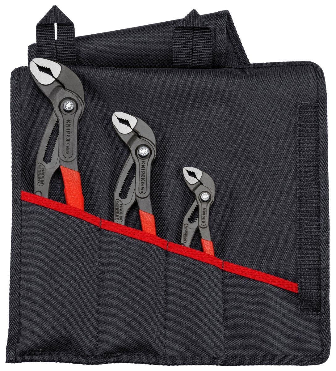 3 Pc Cobra® Set in Tool Roll (6", 10", 12") - AAA Industrial Supply