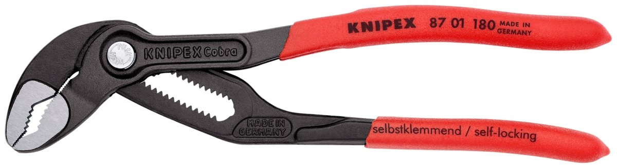 3 Pc Cobra® Water Pump Pliers Set, Non - Slip Plastic - AAA Industrial Supply