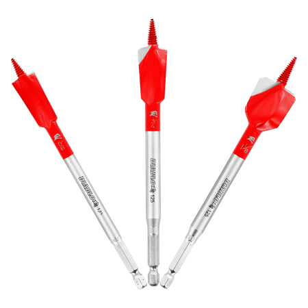 3 pc Demo Demon™ Spade Bit Set for Nail - Embedded Wood (3 - pc) - AAA Industrial Supply