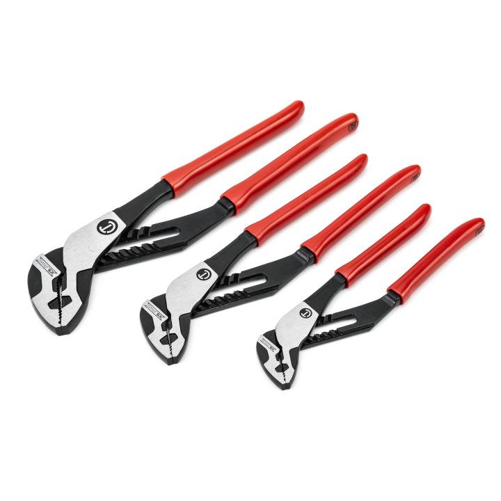 3 Piece Z2™ K9™ Straight Jaw Dipped Handle Tongue and Groove Plier Set - AAA Industrial Supply