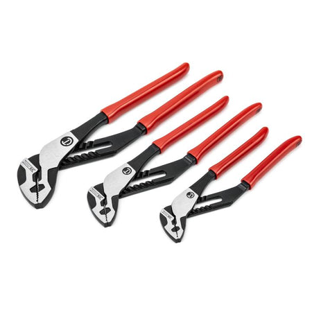 3 Piece Z2™ K9™ Straight Jaw Dipped Handle Tongue and Groove Plier Set - AAA Industrial Supply