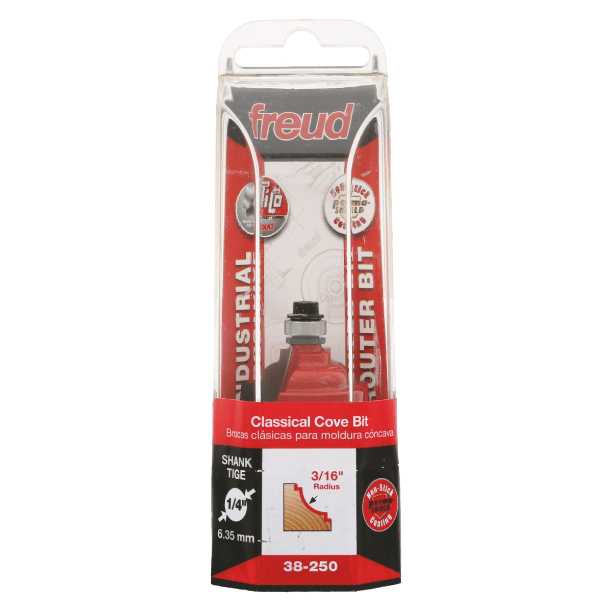 3/16" Radius Classical Cove Bit - AAA Industrial Supply