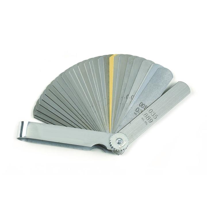 32 Blade Deluxe SAE/Metric Feeler Gauge Set - AAA Industrial Supply