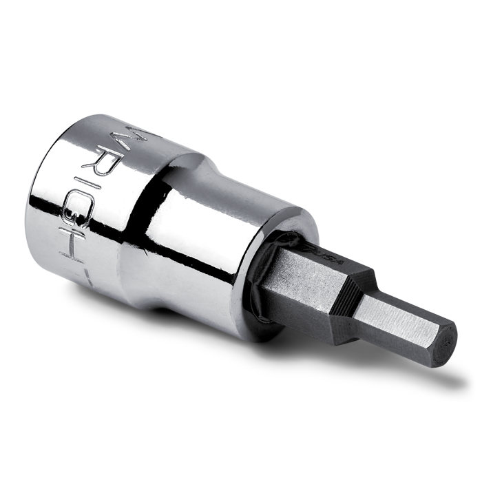 1/2" Drive Hex Bit Metric Socket w/Standard Hex Bit - 12mm