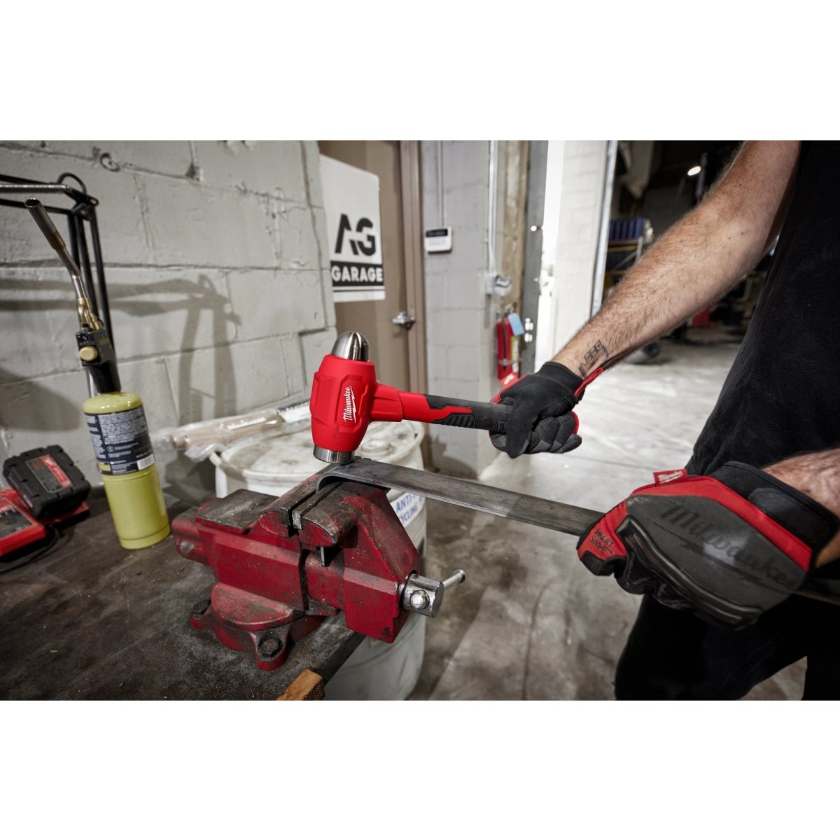 32oz Dead Blow Ball Peen Hammer - AAA Industrial Supply