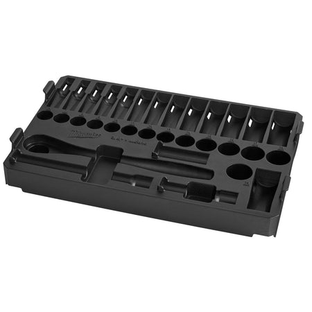 32pc 3/8" Metric Ratchet and Socket Set with PACKOUT™ Low - Profile Compact Organizer - AAA Industrial Supply