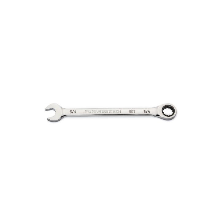 3/4" 90 - Tooth 12 Point Ratcheting Combination Wrench - AAA Industrial Supply