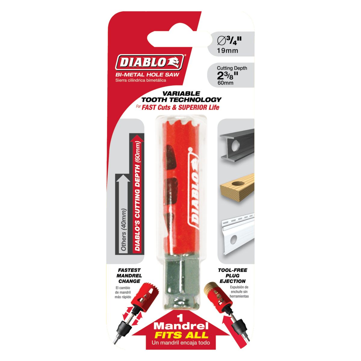 3/4" Bi - Metal Hole Saw - AAA Industrial Supply