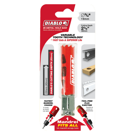 3/4" Bi - Metal Hole Saw - AAA Industrial Supply